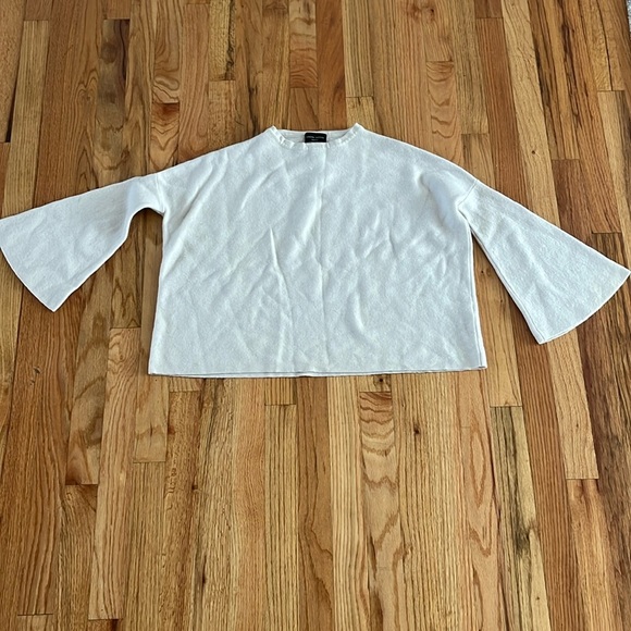 ROBERTO COLLINA bell sleeve merino wool sweater size small - Picture 1 of 5